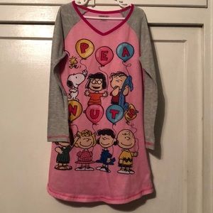 Peanuts girls long pj’s